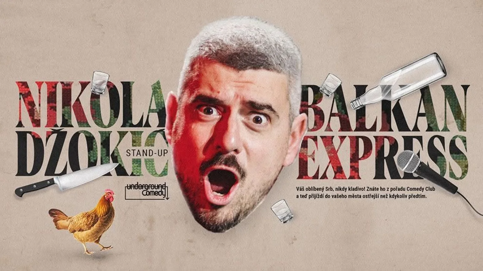 Stand Up - Nikola Džokič Balkán Express – Divadlo, Jihlava