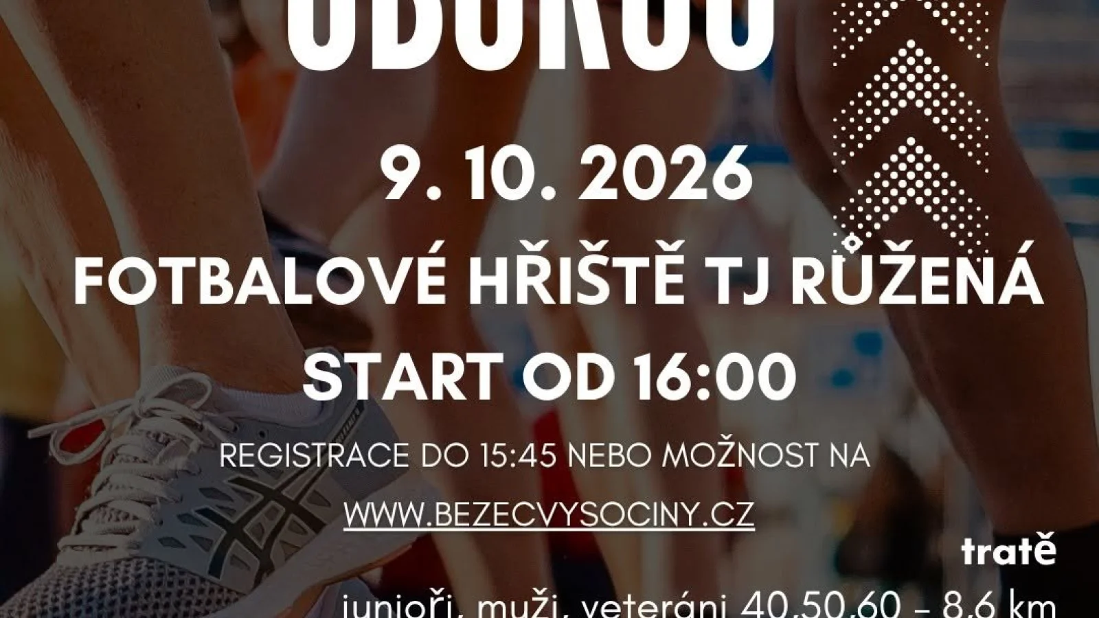 Roštejnskou oborou - Pohár běžce Vysočiny 2026 – Sportovní akce, Růžená