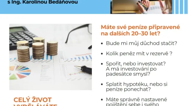 Finance po padesátce – Přednáška / workshop, Dačice