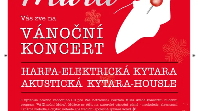 Vánoční večírek s MŮROU – Koncert, Dačice
